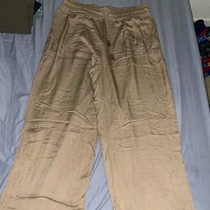 this are from uniqlo. silky airy pants.